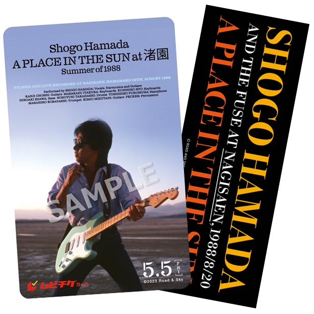 浜田省吾 『A PLACE IN THE SUN at 渚園 Summer of 1988』 ポスター
